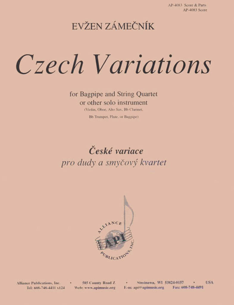 Czech Variations - Bagpipe-strg Qt